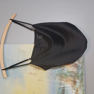 Forever 21 crop top with adjustable straps and zippered back size L